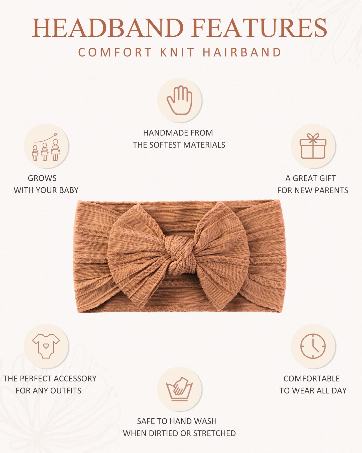 Jollybows 12Pcs Baby Girls Nylon Headband With Bow Newborn Hairbands Infant Hair Bow Elastics Handmade Hair Accessories For Todd