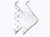 Masilo Muslin Cotton Baby Washcloth, For New Born Pack Of 2 Star Gold