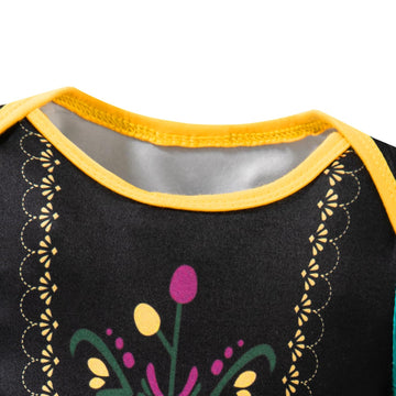 Bakjuno Baby Girls Princess Costumes Tutu Dress Birthday Party Halloween Cosplay Christmas Dress Up With Headband (3-6 Months)