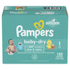Pampers Pampers Baby-Dry Diapers Size 1 120 Count, 120 Count