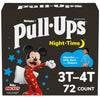 Pull-Ups Boys' Night Time Potty Training Pants, Size 3T-4T Overnight Training Underwear (32-40 Lbs), 72 Ct