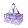 Bacati Watercolour Flower Kids Storage Items, PurpleGrey
