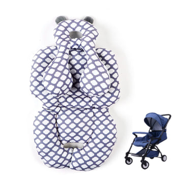 Natudeco Children Head Body Support Cushion Removable Infant Stroller Cushion Mat Breathable Child Car Seat Liner Replacement Fo