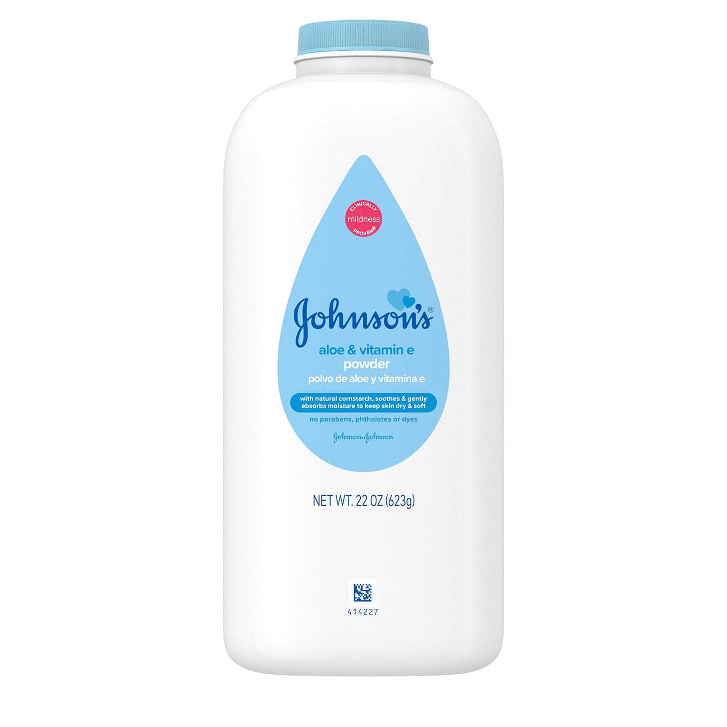 Johnson'S Baby Powder, Pure Cornstarch, Aloe & Vitamin E, 22 Ounce (Pack Of 3) - Packaging May Vary