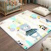 Dovesail Foldable Baby Play Mat, 47 ' X 47 ' Baby Playmat For Playpen, 0.4 Inch Thick Waterproof Anti-Slip Reversible Foam Pla