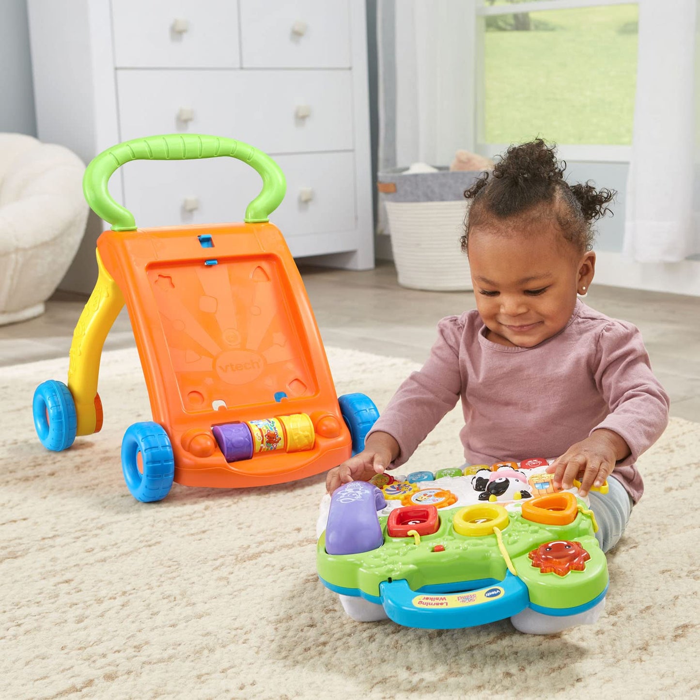 Vtech Sit-To-Stand Learning Walker (Frustration Free Packaging) , Orange
