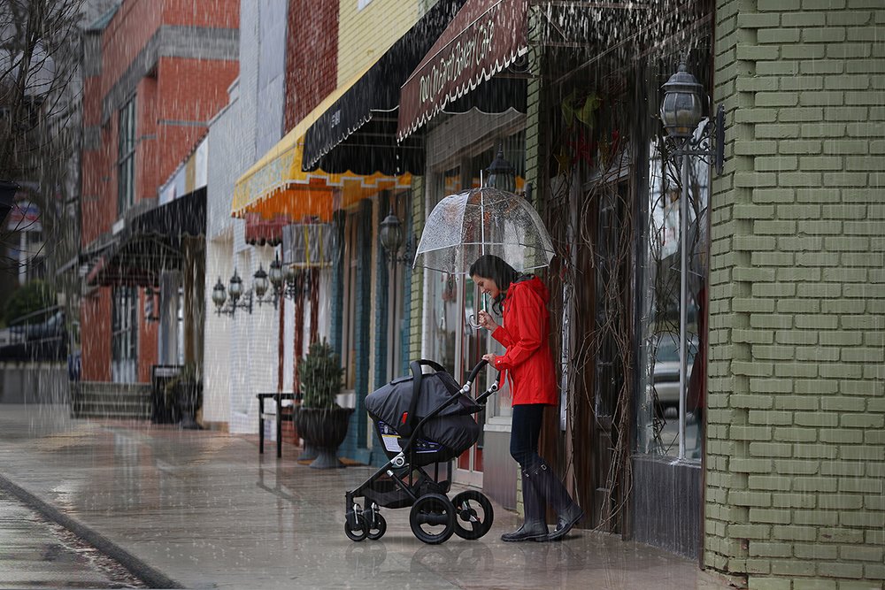 Britax B-Covered All-Weather Infant Car Seat Cover - Upf 50 - Waterproof - Ventilated Mesh Window For Insect Protection , 16X17X