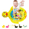 Infant Toys,Duck Tummy Baby Toys, Inflatable Play Mat Water Mat Baby Toys, Fun Early Development Activity Play Center For Newbor