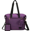 Lovevook Diaper Bag Tote, Large Baby Tote Bag, Travel Diaper Tote For Mom And Dad With Changing Pad And First Aid Bag,Purple