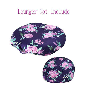 Tanofar Flower Newborn Lounger Cover, Lounger Cover Purple, Lounger Cover Girl, Reusable Lounger Removable Slipcover For Newborn
