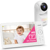 Vtech Upgraded 7' Baby Monitor, Advanced Hq Max, Pan Tilt Zoom Video Baby Monitor With Camera And Audio, Ips Screen, Touch Cont