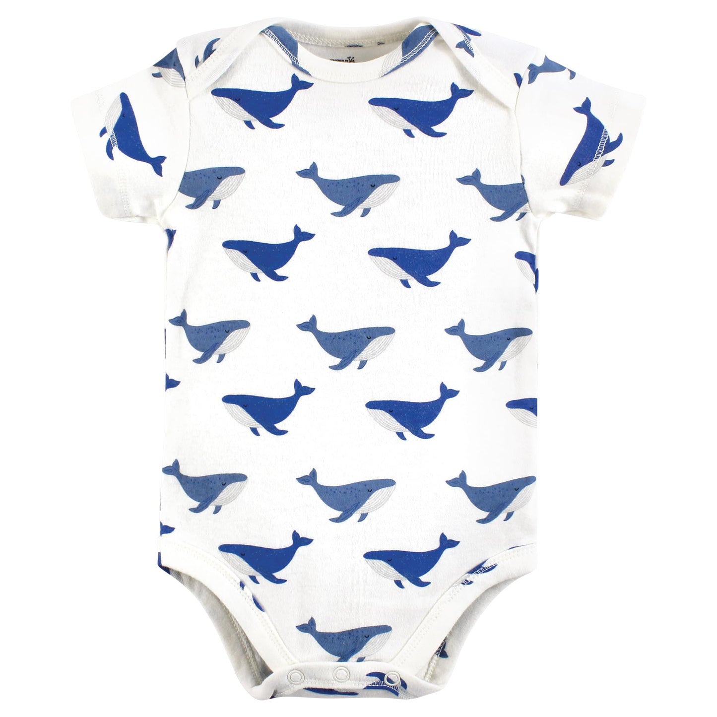 Touched By Nature Unisex Baby Organic Cotton Bodysuits, Mystic Sea Creatures, 12-18 Months