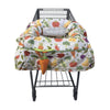 Boppy Shopping Cart Cover, Multi-Color Farmers Market Veggies, With Changeable Slideline Carrot Toy, Plush Comfort With 2-Point