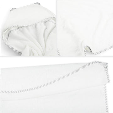 San Francisco Baby Towel Set For Newborn - Premium Hooded Baby Towels With Washcloth, Baby Bath Towels For Boys And Girls, Luxur