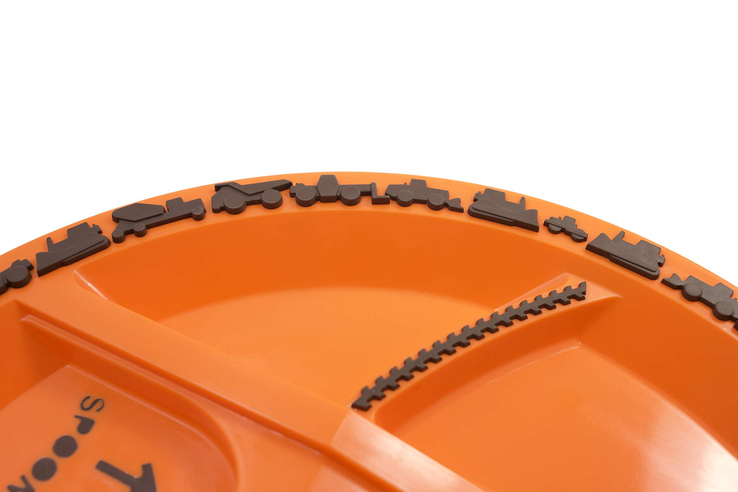 Constructive Eating Made In Usa Construction Plate For Toddlers, Infants, Babies And Kids - Made With Materials Tested For Safet