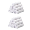 Spasilk Washcloth Wipes Set For Newborn Boys And Girls, Soft Terry Washcloth Set, Pack Of 20, White