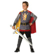 In Character Costumes, LLC Boys 8-20 Loyal Knight Tunic Set, Silver/Burgundy, Large