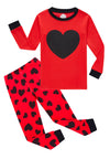 Kikizye Baby Boys Valentine'S Day Pajamas Kids Long Sleeve Cotton Pjs Toddler Love Jammies Size 18-24 Monthes