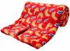 First Kick Baby Bath Blanket New Born Hooded Soft Wrapper Cum Blanket for Boys and Girls Set of 1 Red Bananas (06 Months)