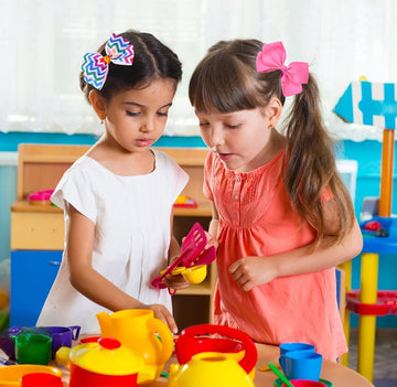 18 Pcs 5 Inch Rainbow Grosgrain Ribbon Hair Bows & Clips For Girls, Toddlers, Kids, And Teens