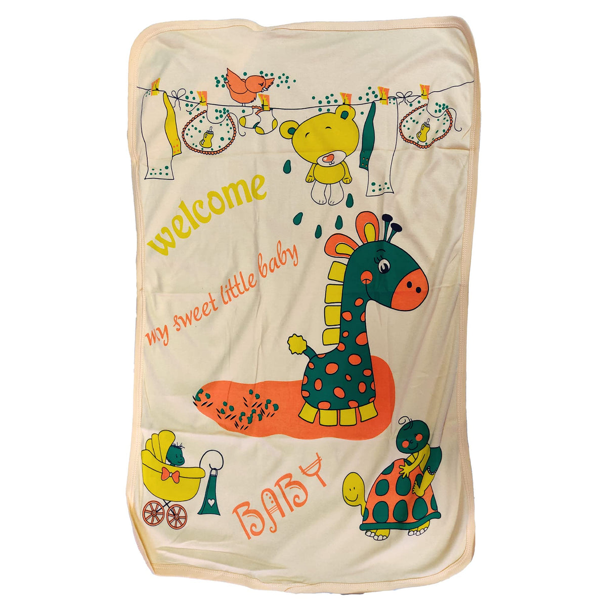 Love Baby Hooded Baby Towel ? Cotton Wrapper, Bathrobe & Blanket For Newborns, Infants & Toddlers, AllSeason Comfort, MultiCol