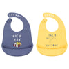 Hudson Baby Unisex Baby Silicone Bibs, Nacho Man, One Size