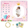 Novo Baby Milestone Blanket And Props For BabyS |1 To 12 Months Prop |Ac Room Blanket For Summer|Newborn| Infants Winter Blanke
