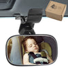 Jonmon Automotive Interior Rearview Baby Mirror - Car Small Clip-On Adjustable Facing Back Rear View Seat Convex Mirror Clip On