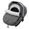 Winter Baby Car Seat Cover, Carseat Cover with Plush Sherpa Fleece Lining, Infant Car Seat Canopy with Peeping Window & Huge Spa
