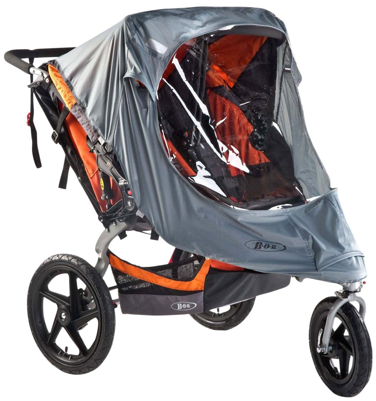 Bob Gear Duallie Swivel Wheel Stroller Weather Shield | Water And Wind Resistant + Ventilated + Easy Install