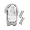 Munchkin Brica Xtraguard Car Seat Head Support For Baby, Includes Strap Covers And Silver-Ion Technology, Dots