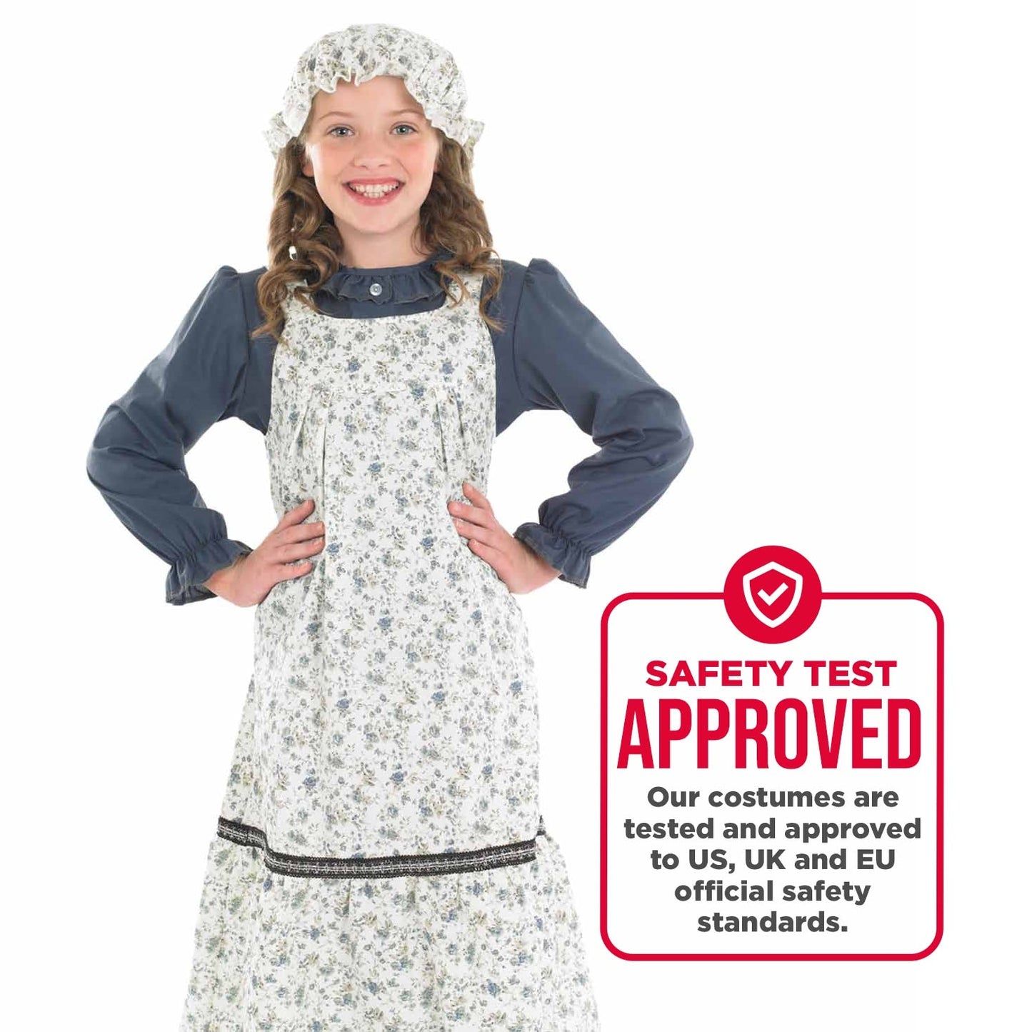 Fun Shack Kids Victorian Costume Girls, Pioneer Dress Kids, Girls Victorian Costume, Girls Victorian Dress Costume, Large