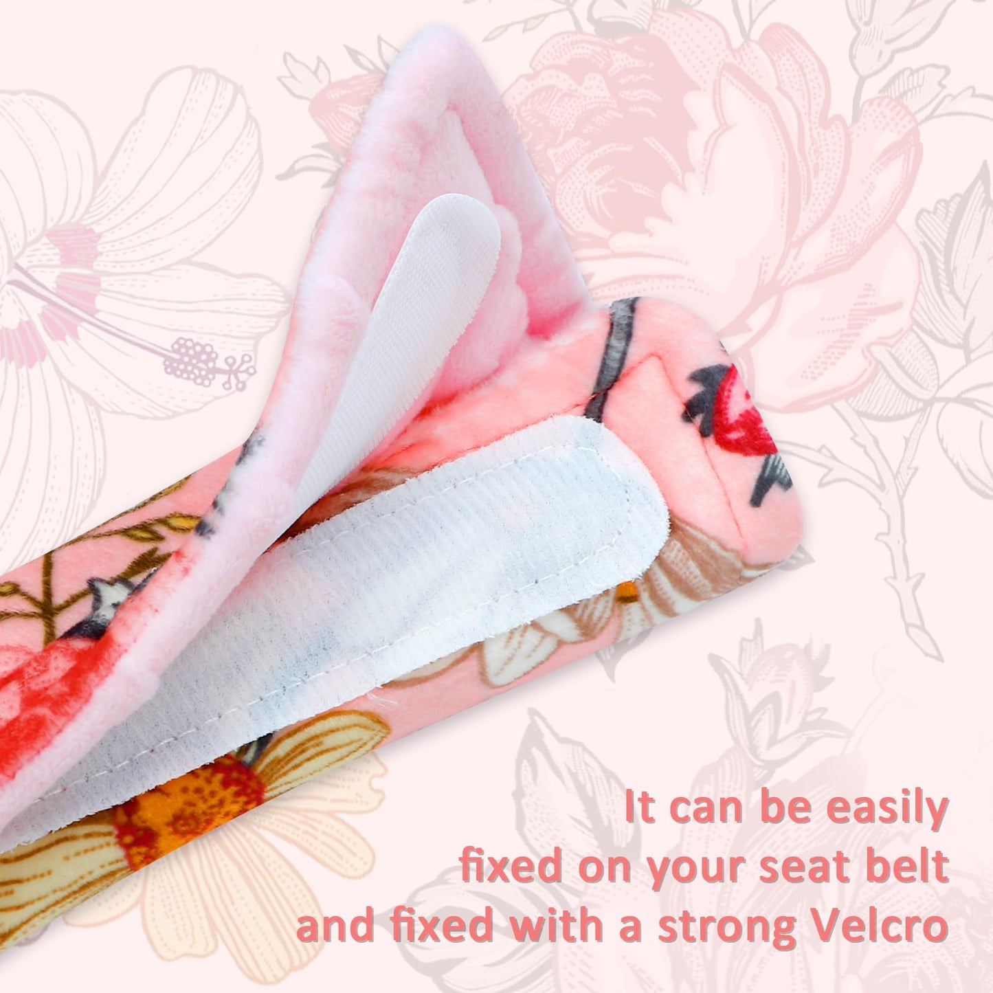 Hnhuaming Baby Car Seat Strap Covers Shoulder Pads For Baby Kid, Super Soft Infant Carseat Belt Covers For All Car Seat Stroller