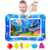 Zhuynxir Water Mat Infant Toys, Water Mat Baby, Inflatable Play Mat Water Cushion Baby Toys, Fun Early Development Activity Play