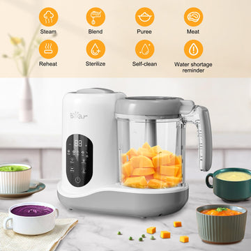 Bear 2024 Baby Food Maker | One Step Baby Food Processor Steamer Puree Blender | Auto Cooking & Grinding | Baby Food Puree Maker