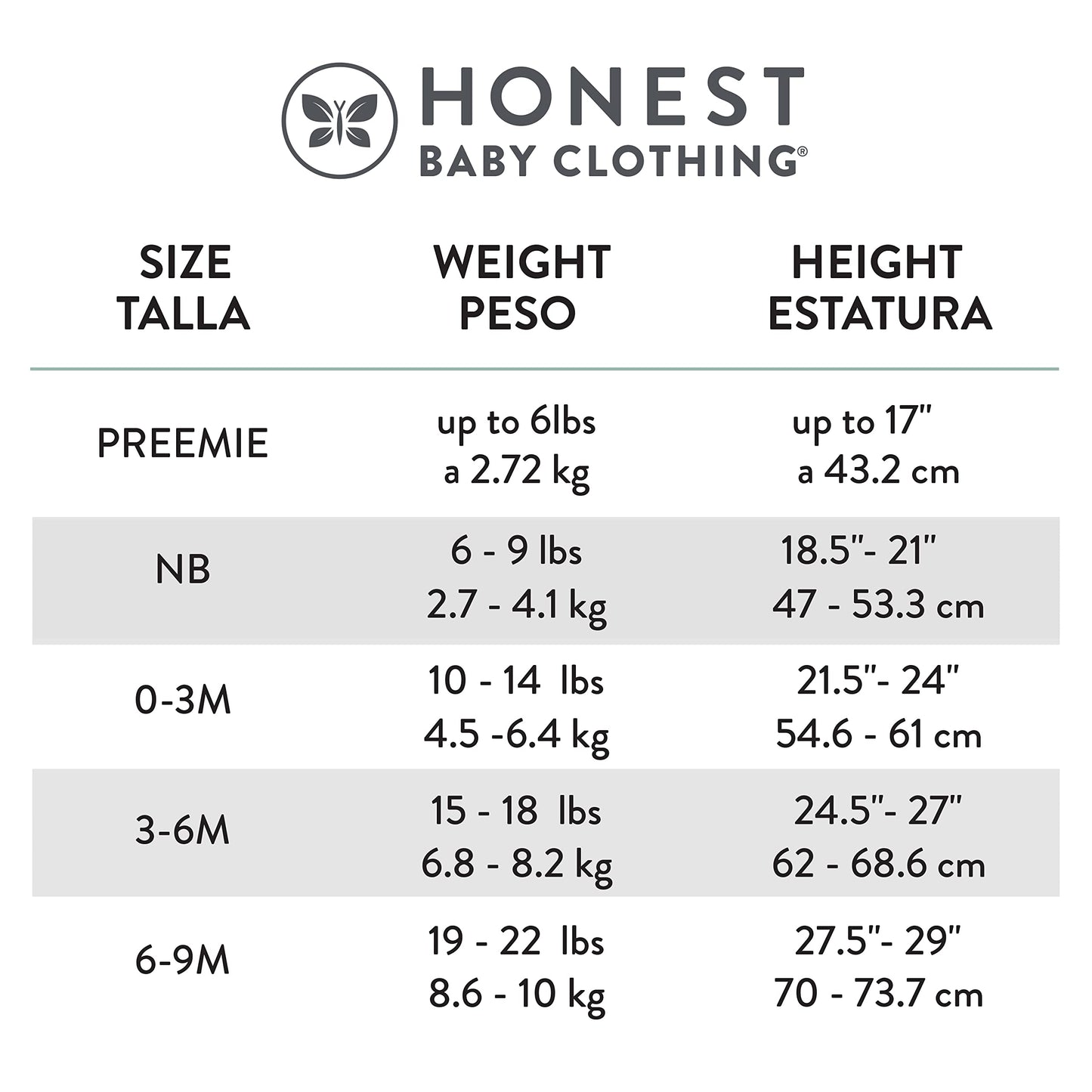 Honestbaby 3-Pack Organic Cotton Long Sleeve Side-Snap Kimono Bodysuits, Honestly Pure White, 3 Months