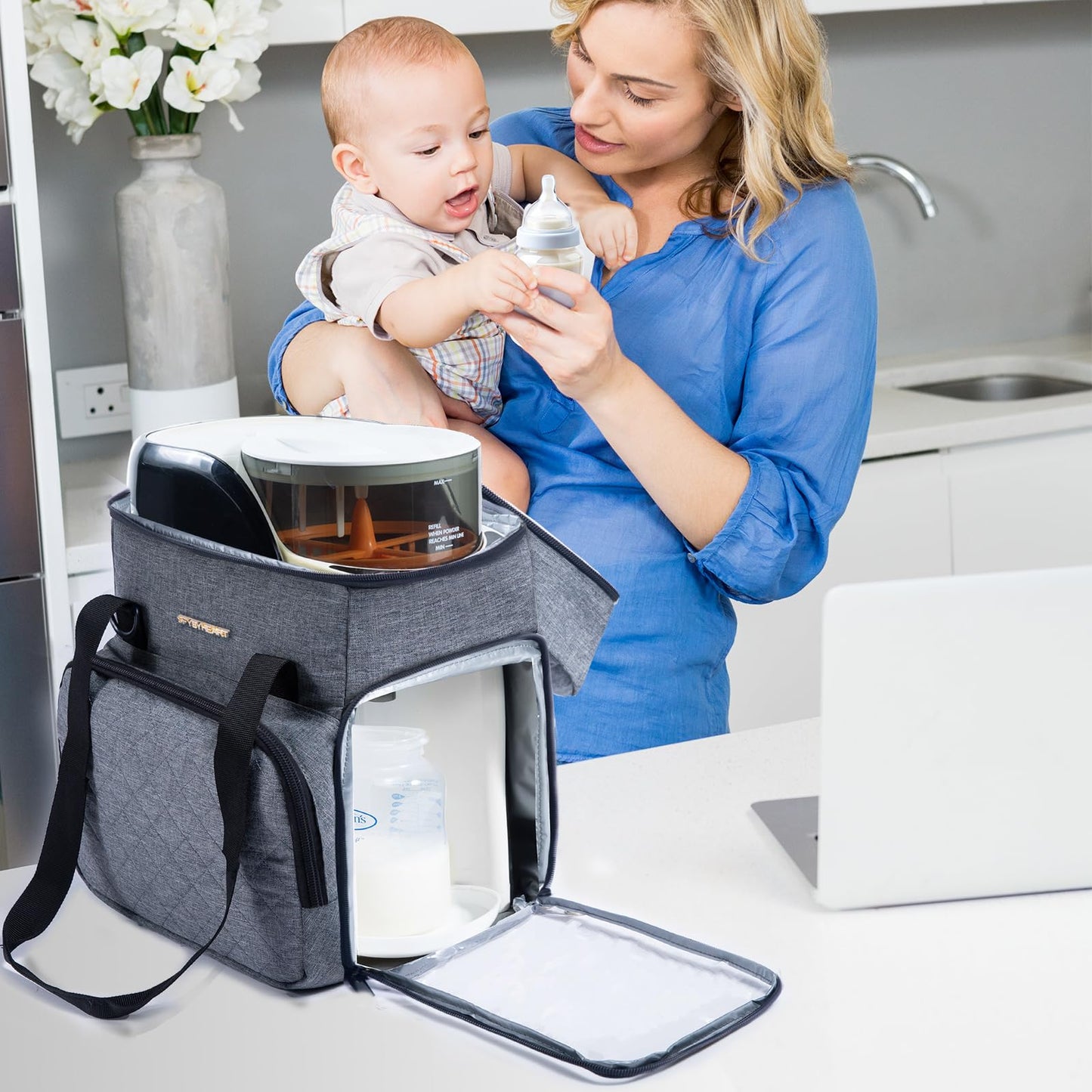 Sfybyheart Carrying Case Compatible With Baby Brezza Formula Pro Advanced Formula Dispenser Machine Carrying Bag - Baby Formula