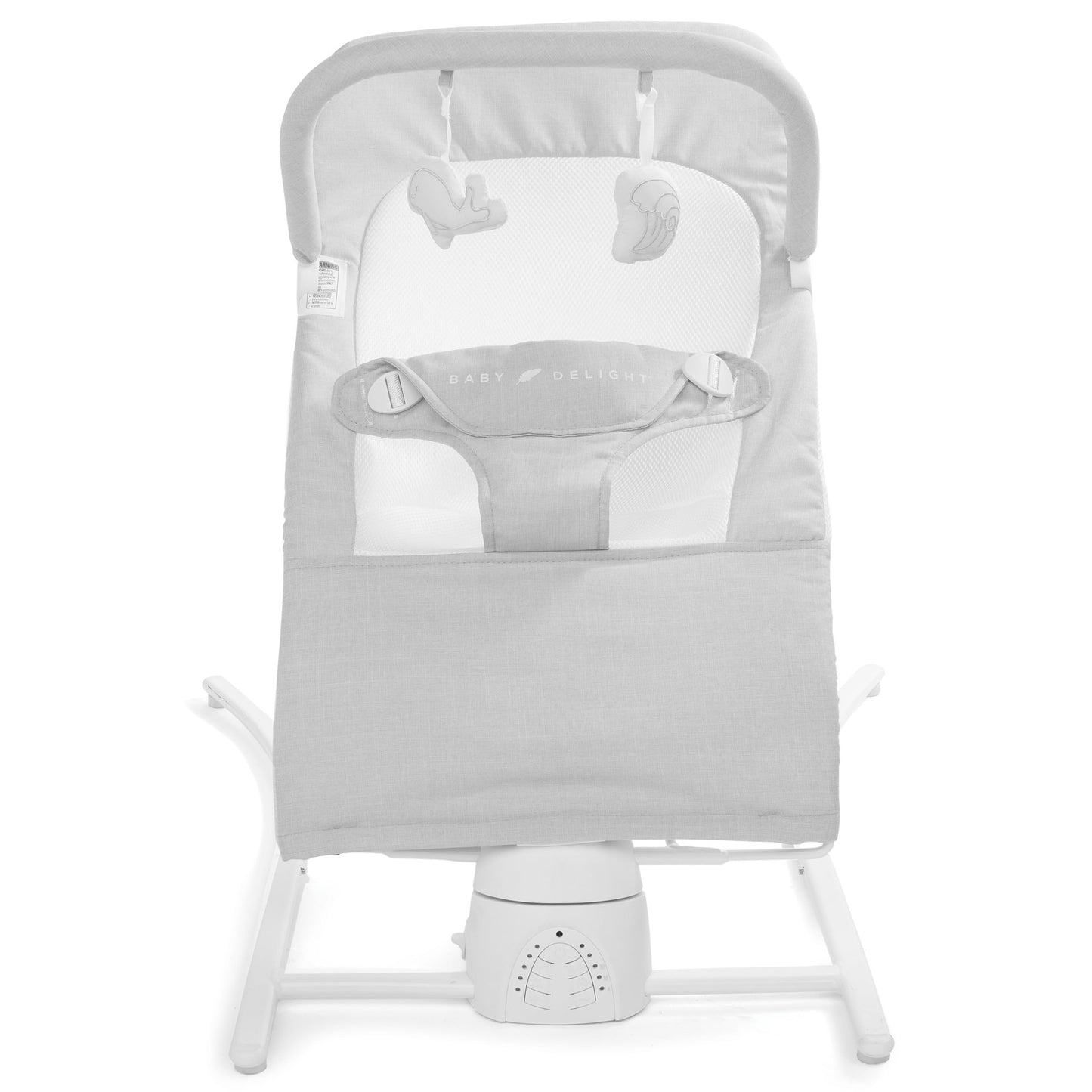 Baby Delight Alpine Wave Deluxe Infant Swing | Automated Motion Baby Lounger Seat | Infants 0 - 6 Months | Driftwood Grey
