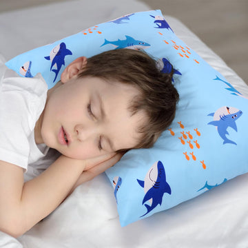 Uomny Toddler Pillowcases For Girls 13X18 12X16 14X19 Turtles And Sharks Baby Pillow Case 2 Pack Small Pillow Covers For Travel