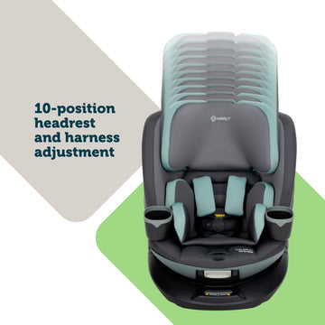 Safety 1st Turn and Go 360 ST Rotating All-in-One Convertible Car Seat, SafetySwivel Technology, SecureTech Installation, 3-in-1