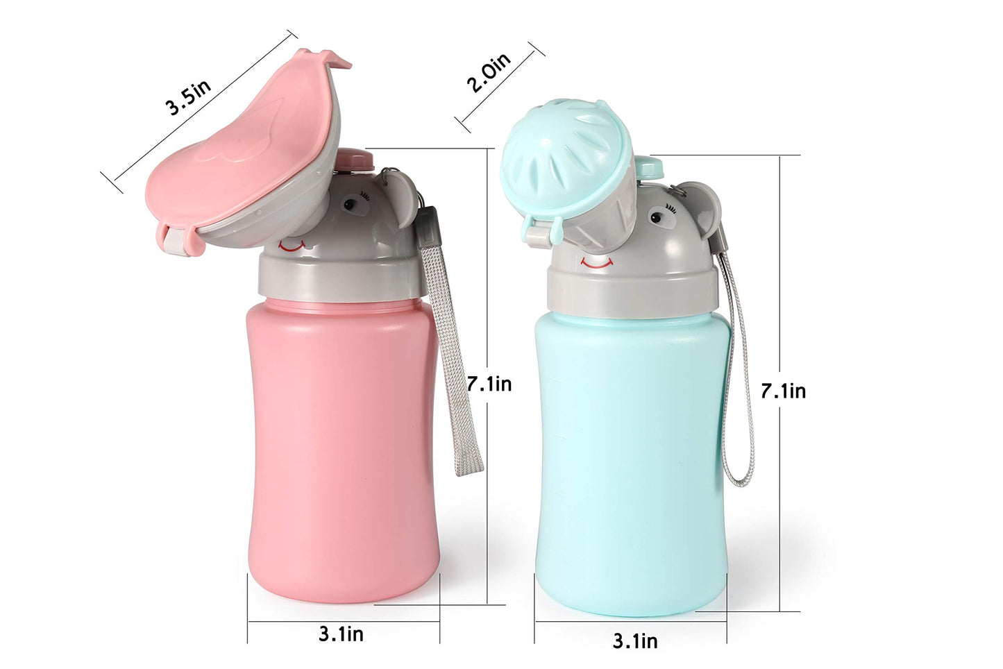 Onedone Travel Urinal Portable Potty Pee Cup For Kids Girls Urinal Emergency Toilet For Camping Car Travel And Kid Potty Pee Tra