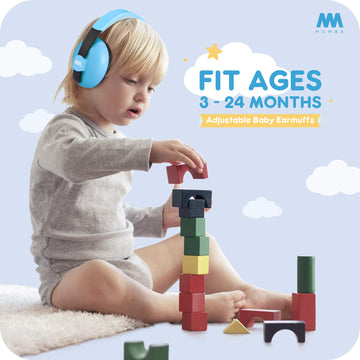 Mumba Baby Ear Protection Noise Cancelling Headphones For Babies And Toddlers Baby Earmuffs - Ages 3-24+ Months