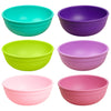 Re-Play 12 Oz. Toddler Bowls For Snack And Everyday Dining - Dishwasher And Microwave Safe - Made In Usa - Set Of 6-5.75' X 5.7