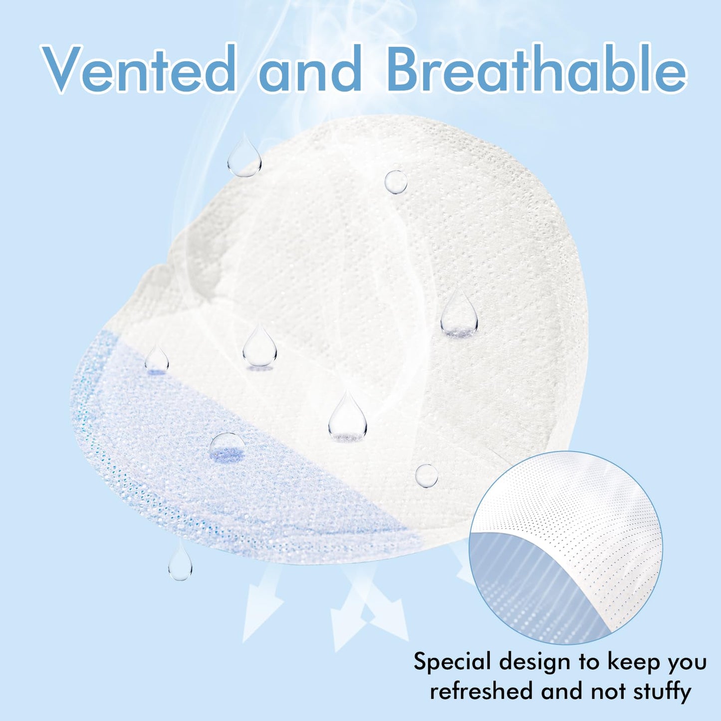Ncvi Nursing Pads Disposable Ultra-Thin, Super Absorbent Breast Pads For Leaking Milk, Soft And Stay Dry Breastfeeding Pads Port