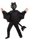Disguise Toothless Classic How To Train Your Dragon Child Costume Black, Small (4-6)