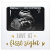 Tiny Ideas Love At First Sight Sonogram Picture Frame, Gender Neutral Ultrasound Keepsake, Ideal Pregnancy Gift, Baby Shower And
