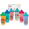 Nuby No-Spill Insulated Hard Spout 9 Oz Cup, Colors/Prints May Vary,2 Count (Pack Of 1)