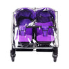Twins Baby Pushchair Rain Cover Universal Stroller Waterproof Rainy Weather Guard Side By Side Double Carriage Outdoor Wind Dust