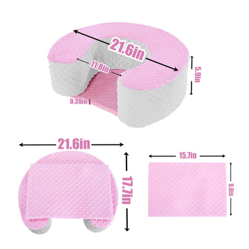 Mabozoo Sit Up Pillow For Baby, Foam Baby Floor Seat Baby Support Seat Baby Sitting Pillow For Sit Balance, Soft Infant Sitting