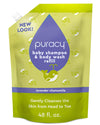 Puracy Shampoo & Body Wash For Children - Perfect Skin, Pure Ingredients - With 12 Fruit & Vegetable Extracts For Silky Smooth S